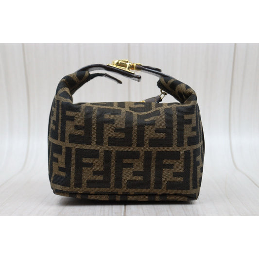 Very Good ( Rank A) | FENDI PM Zucca Handbag |25031305