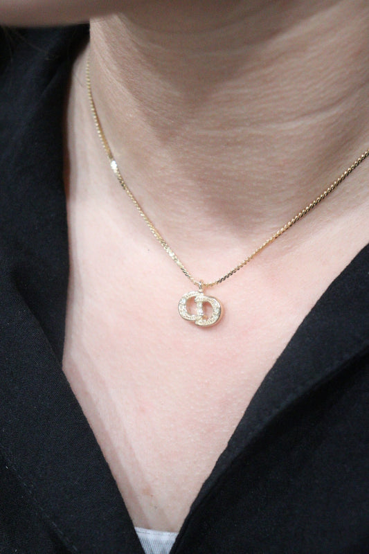 Rank SA | Dior CD Necklace Rhinestone|23082609