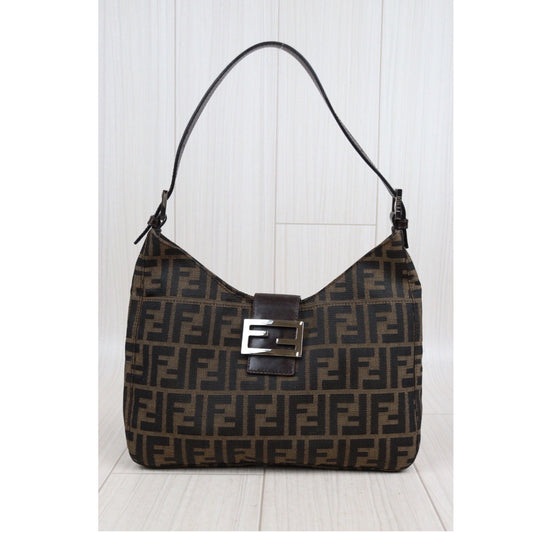 Rank A| FENDI Zucca Mamma Shoulder Bag |23112314