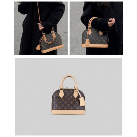 Very Good ( Rank A)|LV Monogram Alma BB HandBag Shoulder Bag IC Chips Model |H25052607