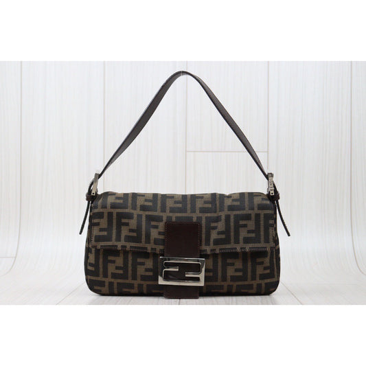 Very Good ( Rank A) | FENDI Zucca Mamma Baguette Shoulder Bag|24061118