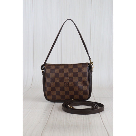 Rank A | LV Damier Truth Make Up With Long Shoulder Strap|23091518