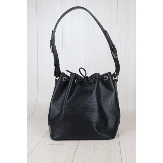 Rank A | LV Epi Shoulder Bag Black|23092209