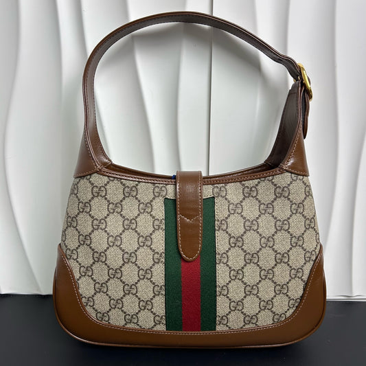 Very Good ( Rank A) | GUCCI Monogram Jackie 1961 Handbag Shoulder Bag