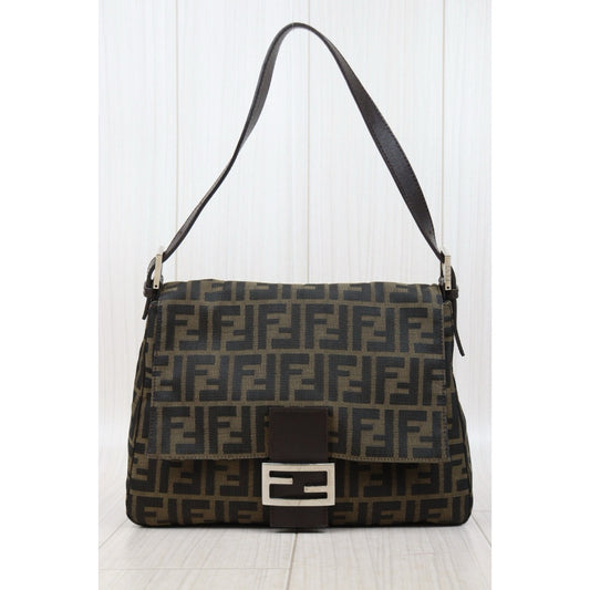 Good ( Rank AB)| FENDI Zucca Mamma Baguette Shoulder Bag |25032007