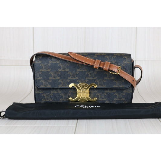 Very Good ( Rank A)| CELINE Macadam Shoulder Bag |B25012204