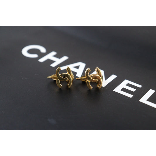 Very Good ( Rank A) |CHANEL COCO Earrings 18k Gold Plated |24072905