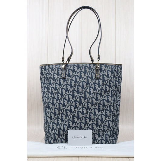 Very Good ( Rank A) |Dior Vintage Trotter Tote Bag|V24102421