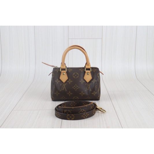 Rank A | LV Monogram Mini Speedy Hand Bag Shoulder Bag|23081001