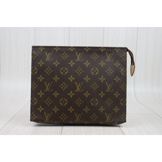 Very Good ( Rank A)| LV Monogram Pochette Toilette 26 |25021804