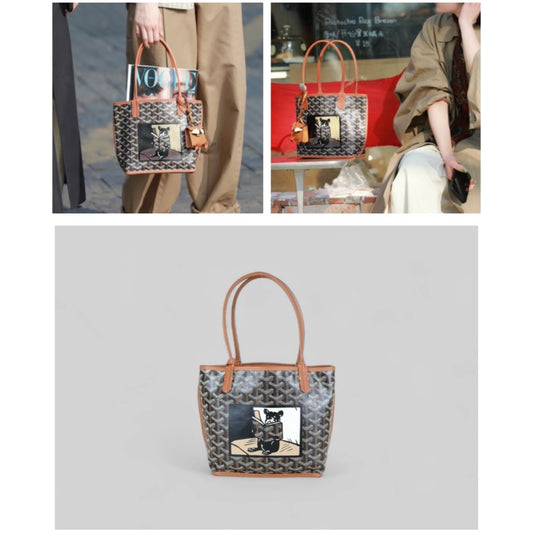 Very Good ( Rank A)| Goyard Anyone Mini Tote Bag Brown|B25041503