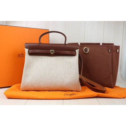 Rank AB | HERMES Herbag PM □E Shoulder Bag Made In 2001 Year|24070425