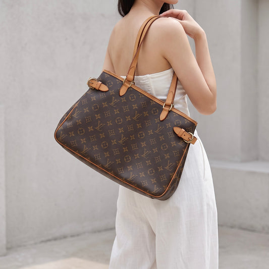 Include Entrupy Certificate of Authenticity|Good ( Rank AB)|Louis Vuitton Monogram Batignolles Horizontal GM ShoulderBag |S26083022