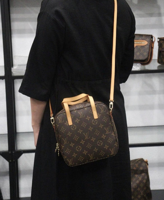 Rank AB |LV Monogram Spontini Shoulder Bag|23092806