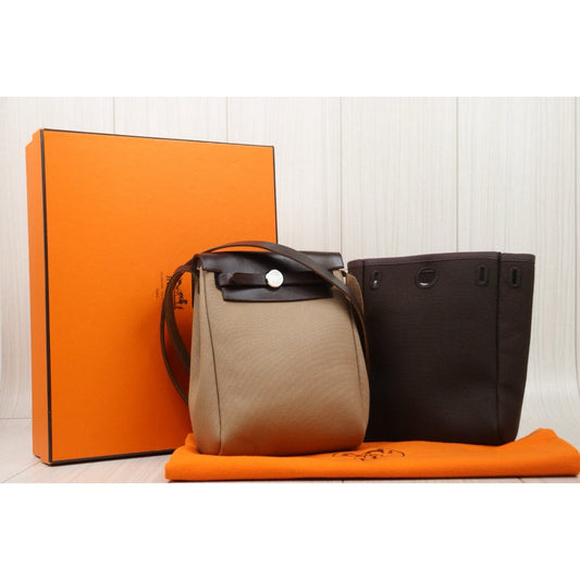 Good ( Rank AB)| HERMES Mini Herbag TPM Shoulder Bag □I Stamp Made in 2005Year |24120509