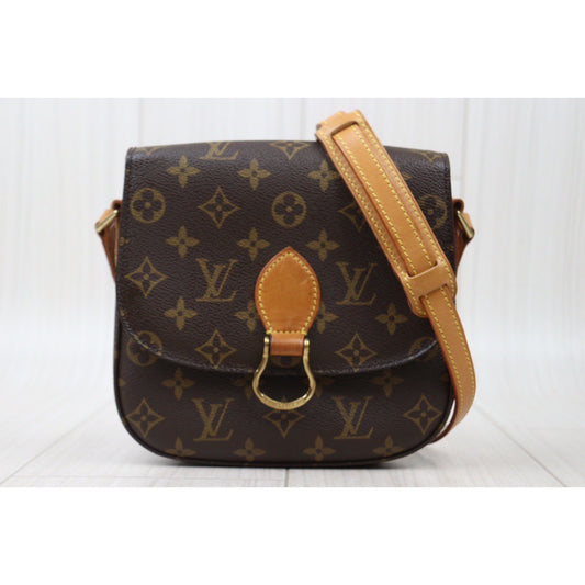 Rank A| LV Monogram Saint Cloud MM Shoulder Bag |24060616