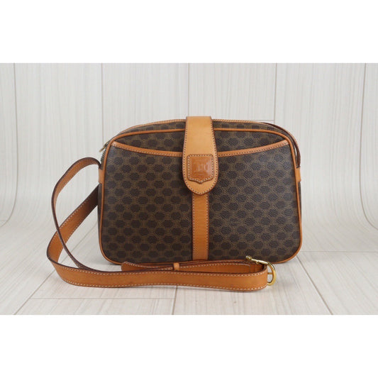 Rank AB | CELINE Macadam Camera Shoulderbag |23090732