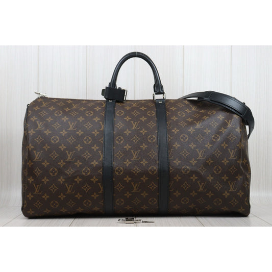 Good ( Rank AB)| LV Monogram Keepall Bandouliere 55 With Shoulderstrap|S25081408
