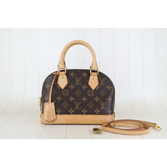 Very Good ( Rank A)|LV Monogram Alma BB HandBag Shoulder Bag|S24121005