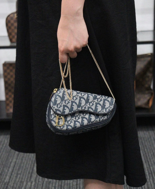 Rank A | Dior Trotter Saddle Pouch|23100614