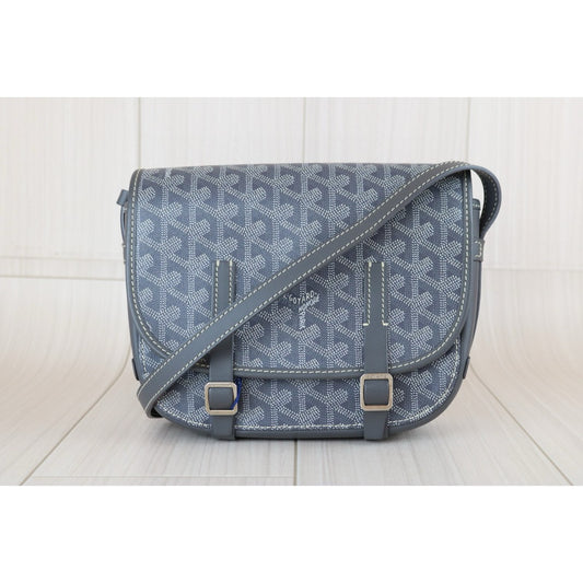 Very Good ( Rank A) | Goyard Belvedere PM Shoulder Bag Grey|B24121308