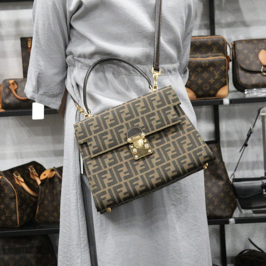 Rank AB | FENDI Zucca HandBag |Y24010811