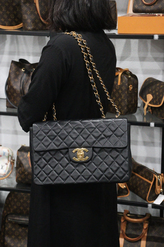Rank AB | CHANEL Lambskin Matrasse 34 Chain Shoulder Bag |23102115