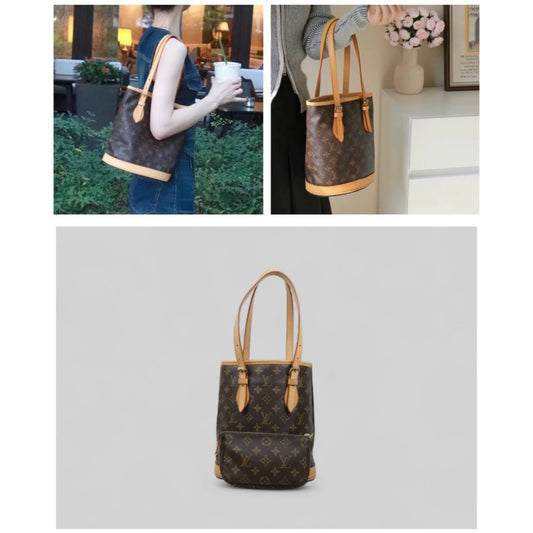 Very Good ( Rank A)| LV Monogram Petit Bucket PM Tote Bag |25051308