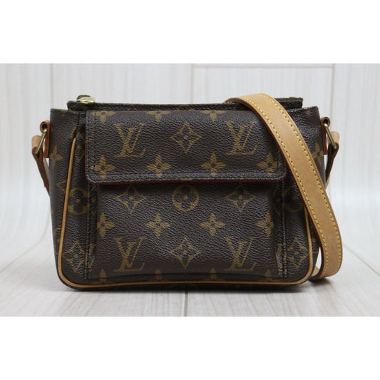 Good ( Rank AB)|LV Monogram Viva cite PM Shoulder Bag|26022605