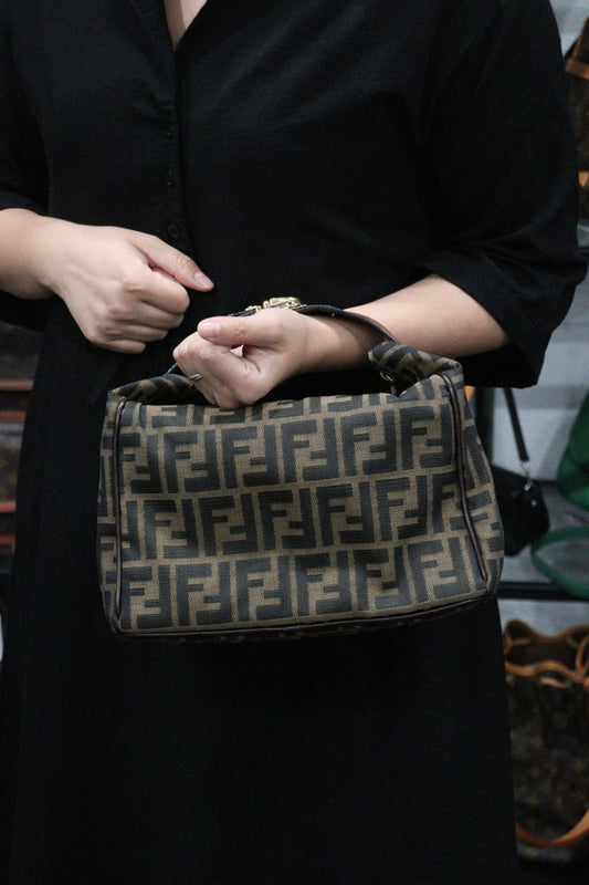 Rank AB | FENDI Zucca Handbag |23111620