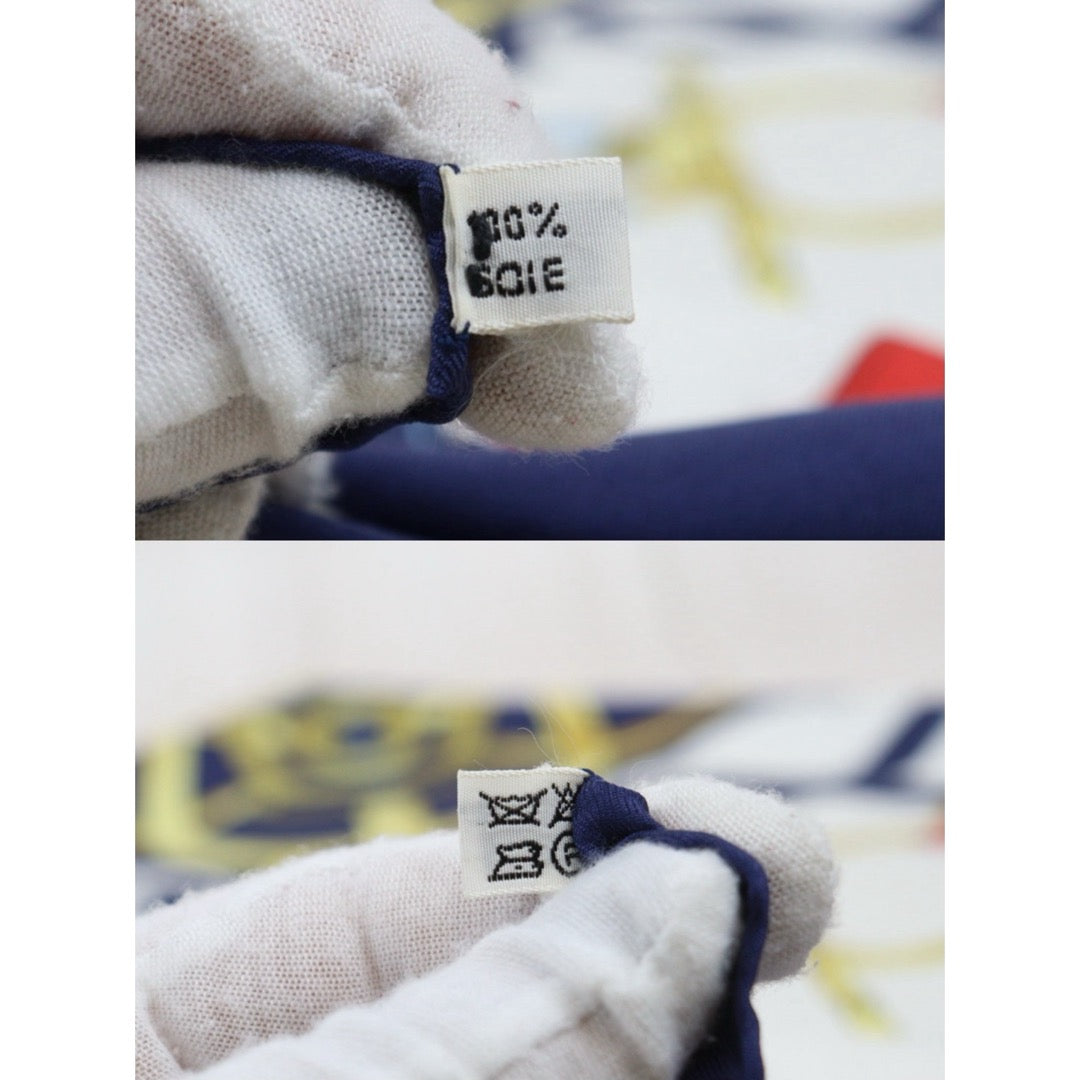 Very Good ( Rank A) | HERMES Eperon D'or Scarf 90|V25110604