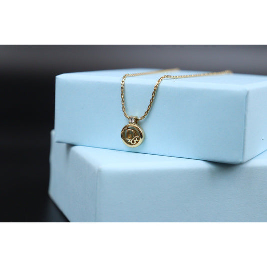 Rank A | Dior CD Rhinestone Necklace |V24030758