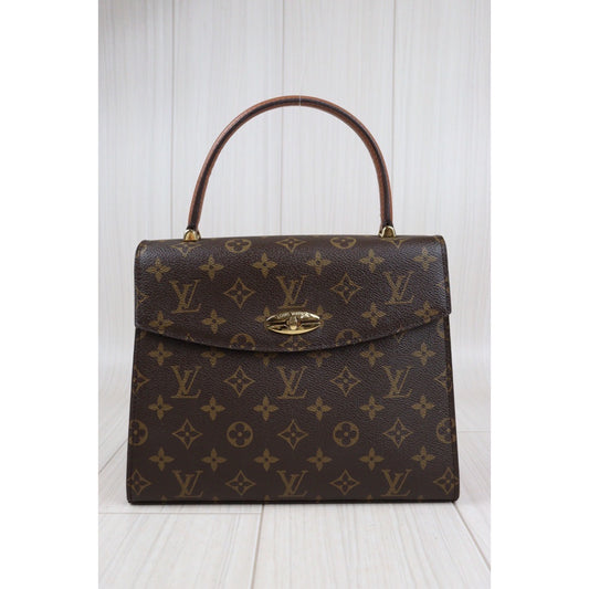 Rank A | LV Monogram Malesherbes Handbag |24012507