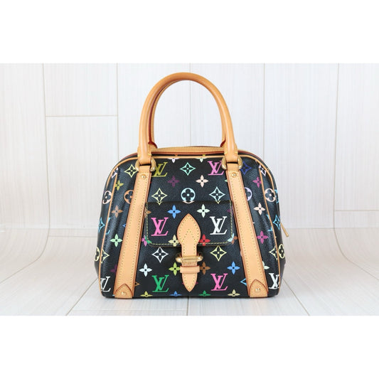 Rank AB| LV Monogram Multicolor Bowling Bag Hand Bag |S24082201