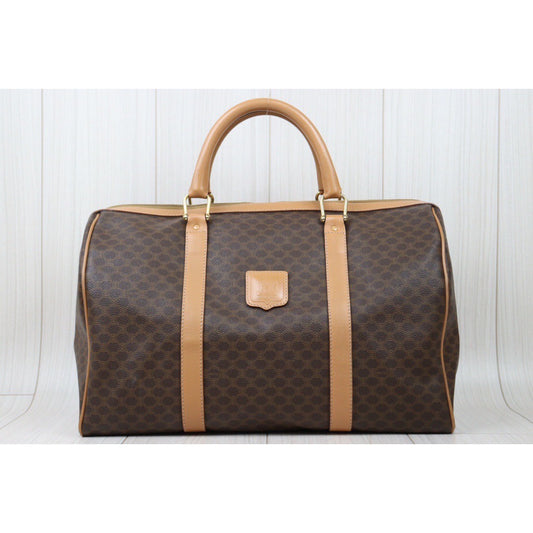 Rank AB |CELINE Macadam Poston 40 Bag Hand Bag|V24061312