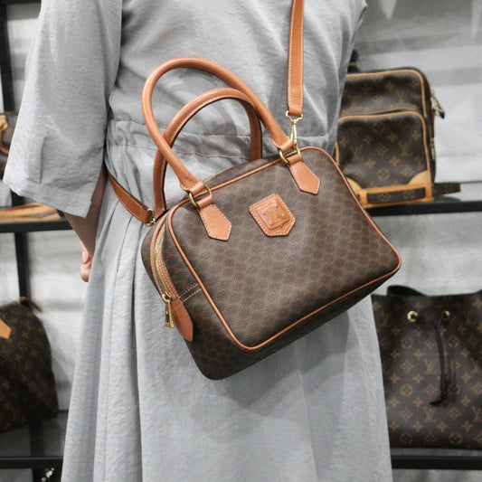 Rank AB | CELINE Macadam Poston 25 Bag Shoulder Bag |24010828