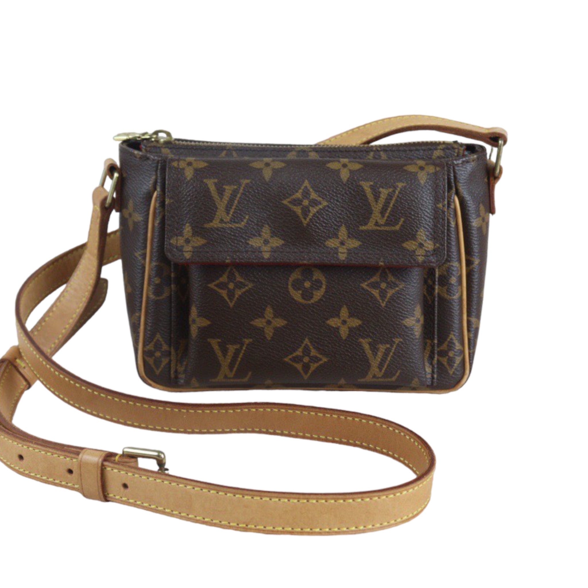 At Auction: Brand New~ Louis Vuitton Monogram Shoulder Bag + Pouch