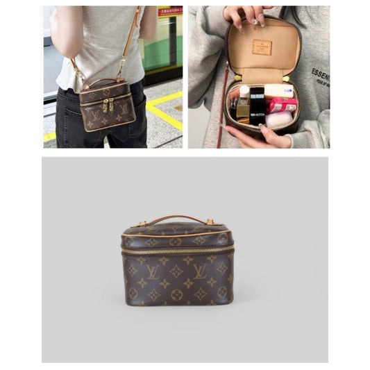 Very Good ( Rank A)| LV Monogram Nice Mini Vanity Handbag IC Chips Model|S25031903