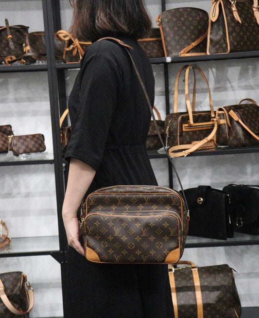 Rank AB |LV Monogram Nile Shoulder Bag|23081508