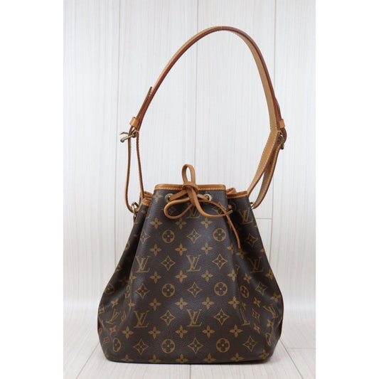 Rank AB | LV Monogram Petit Noe Shoulder Bag |24071519