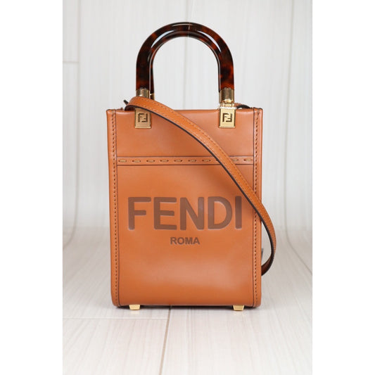Very Good ( Rank A)| FENDI Sunshine MINI Tote Bag Shoulder Bag |S24071503