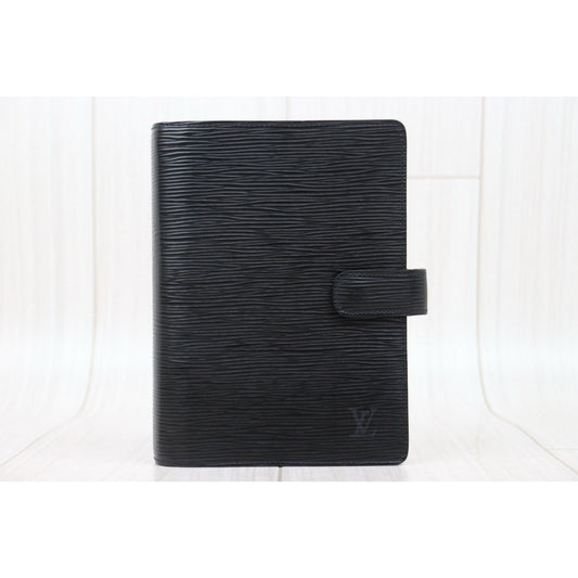 Very Good ( Rank A)| LV Epi MM Notebook Cover Black|Q25030617