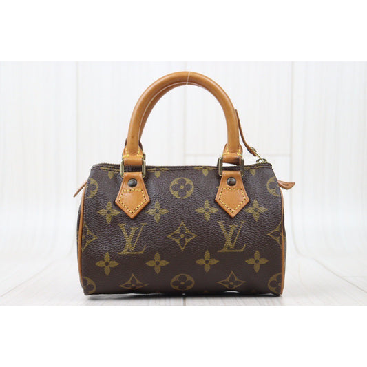 Rank AB | LV Monogram Mini Speedy Handbag |24070905