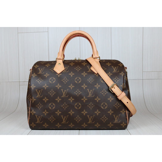 Very Good ( Rank A)| LV Monogram Speedy 30 Hand Bag Shoulder Bag|S24062802
