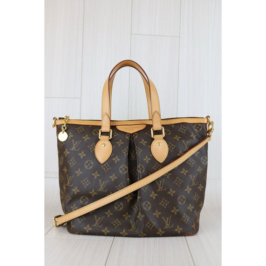Good ( Rank AB)|LV Monogram Palermo PM Shoulder Bag|X24121816