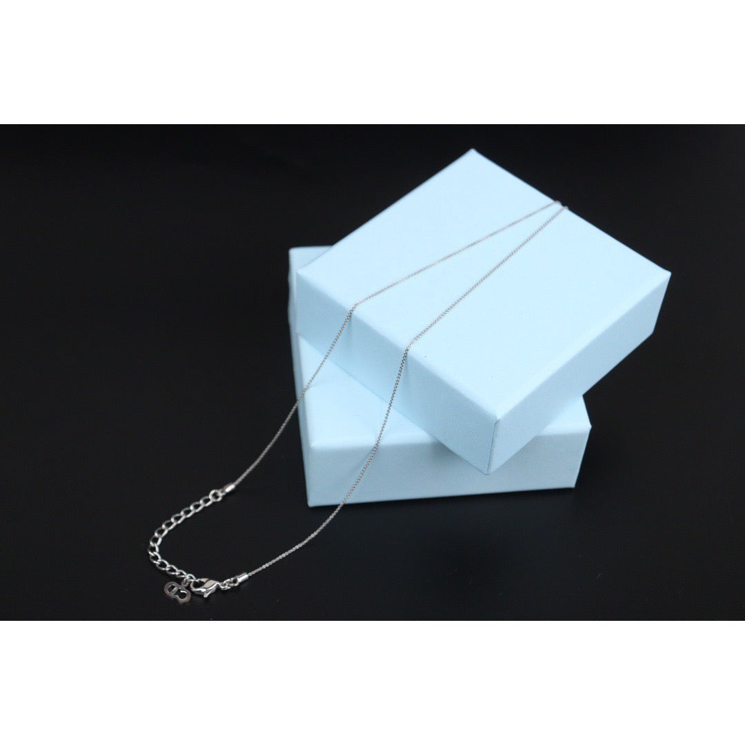 Very Good ( Rank A) | Dior Vintage CD Necklace Silver |VT25030103