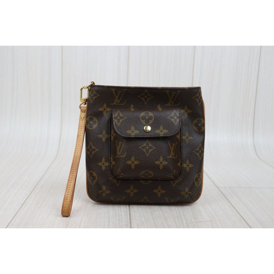 Good ( Rank AB)|LV Monogram Truth Wapiti Pouch|25101603