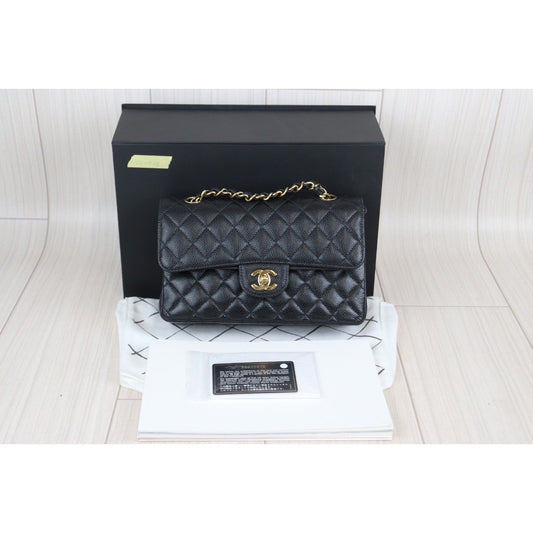 Rank SA | CHANEL Caviar Skin Matrasse Double Flap 23 Shoulder Bag Full Set Made In 2019 Year|23101008