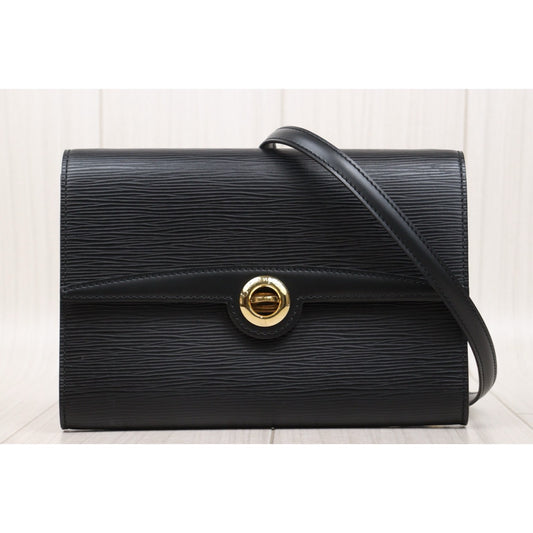 Very Good ( Rank A) | LV Epi Pochette Arches 2WAY Clutch Bag Shoulder Bag Black|25061917