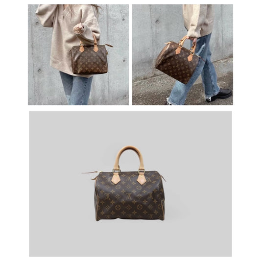 Good ( Rank AB)| LV Monogram Speedy 25 Hand Bag |S25021012